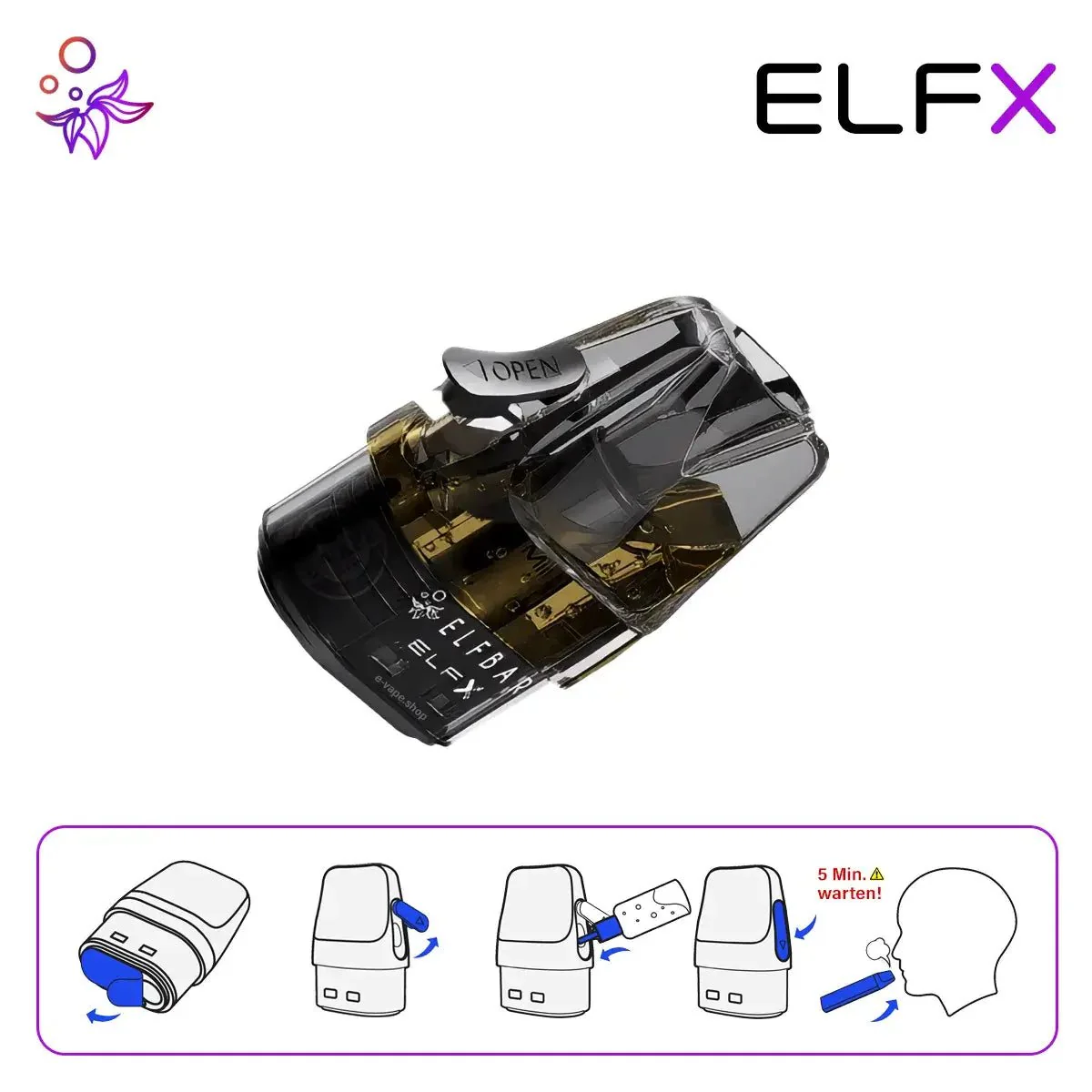 Elfbar ELFX Pro - 45W, 1200 mAh Akku & Dual Mesh Pods - Image 9