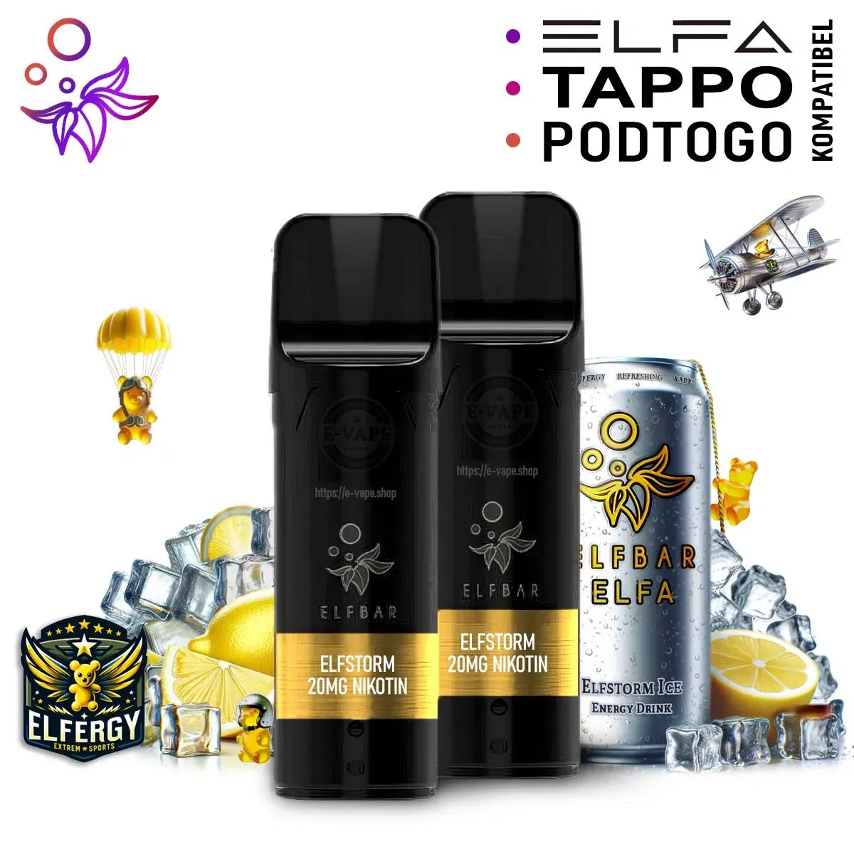 Elfbar Pods ELFA 20mg/ml Nikotin 2 Stk. - Image 30