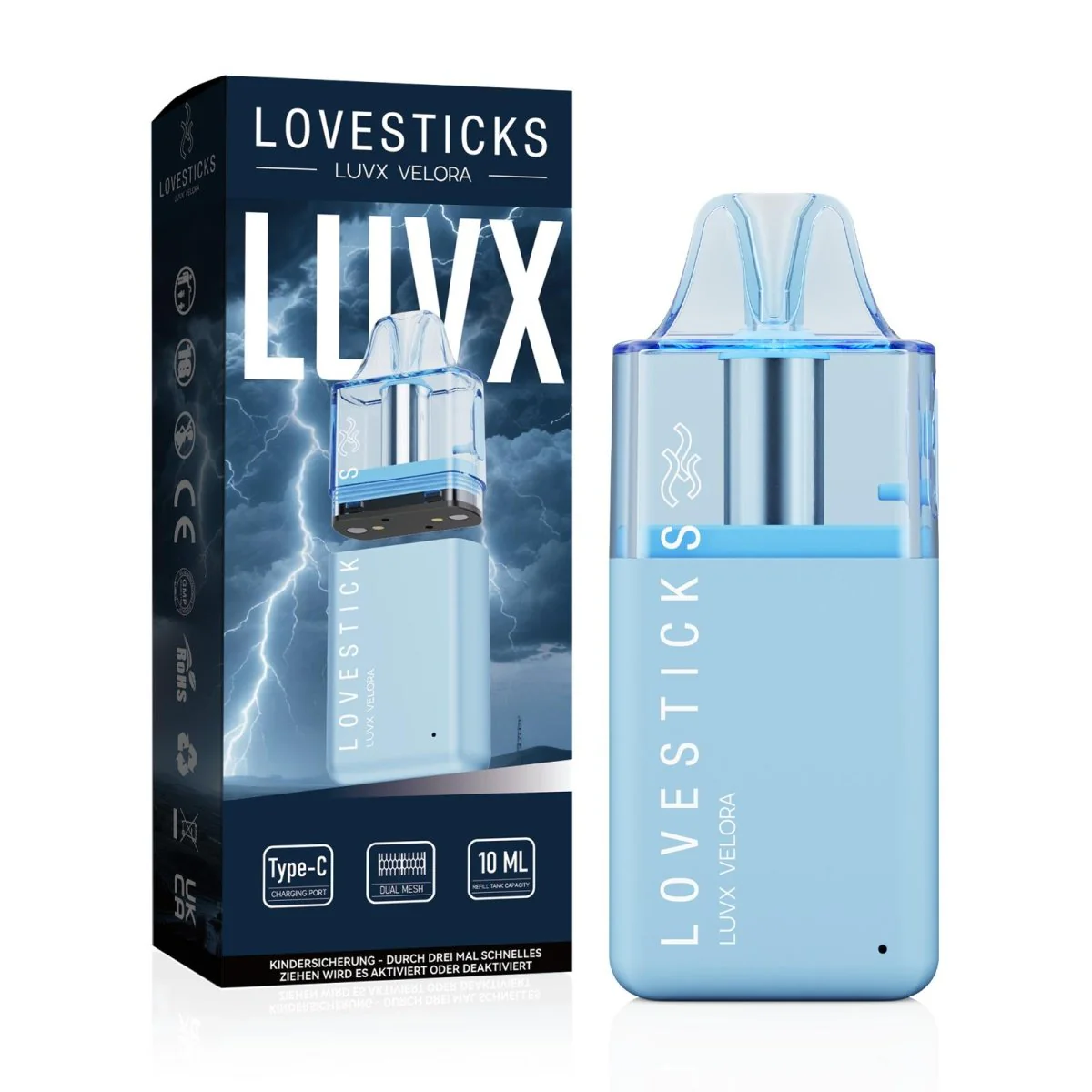 Lovesticks Verlora Luvx Refill Pod Kit mit 10ml Tank - Image 3