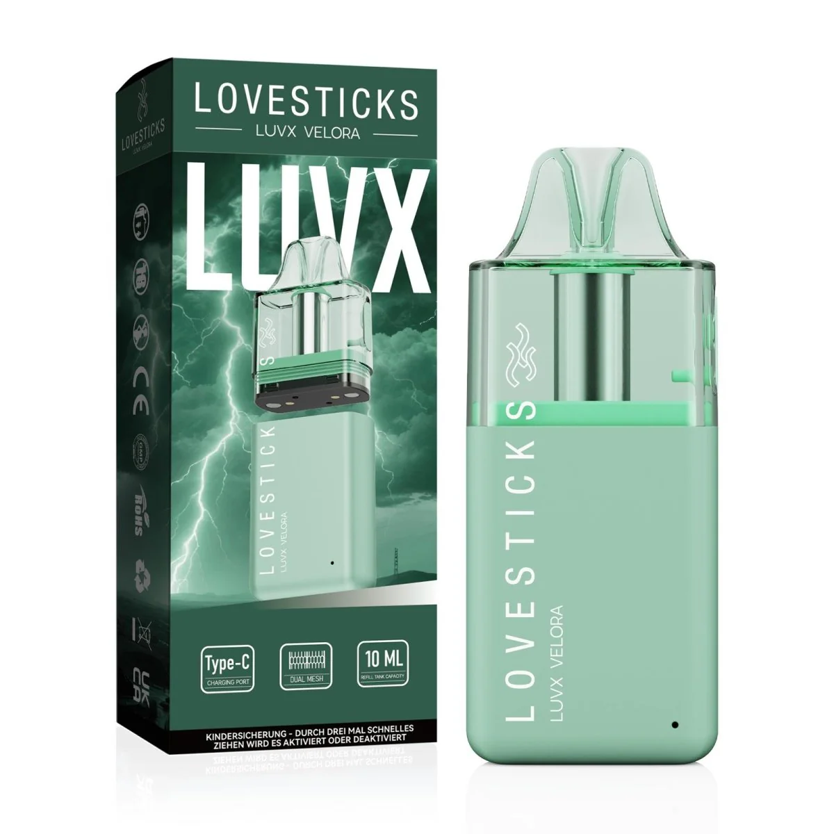Lovesticks Verlora Luvx Refill Pod Kit mit 10ml Tank - Image 4